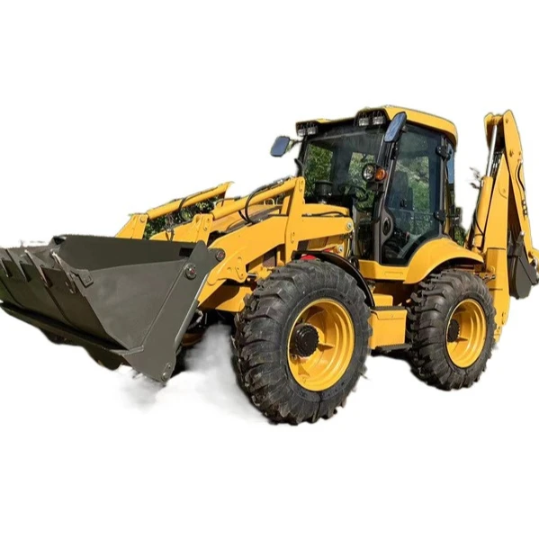 Mini 4x4 Backhoe Excavator Loader Four-wheel Drive Hydraulic Backhoe Loader For Sale Applicable Earth Moving Machinery