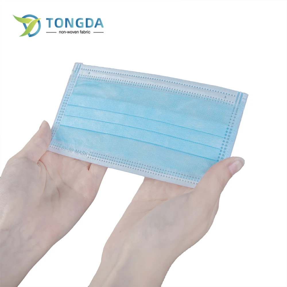 Blue Black White Pink Color Adults Unique Designed 3 Ply Non Woven 3 Layer Medical Individual Ear Loop Disposable Face Mask