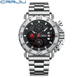 Customized logo high quality  stainless steel band chronograph  big dial 47MM quartz men luxury watches