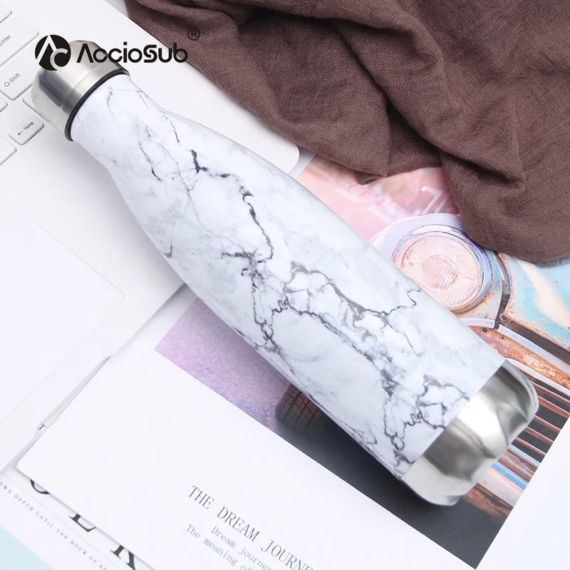 Creative 500ml Outdoor 304 Double Wall Stainless Steel Mugs Vacuum Flasks Cola Sport Water Bottle