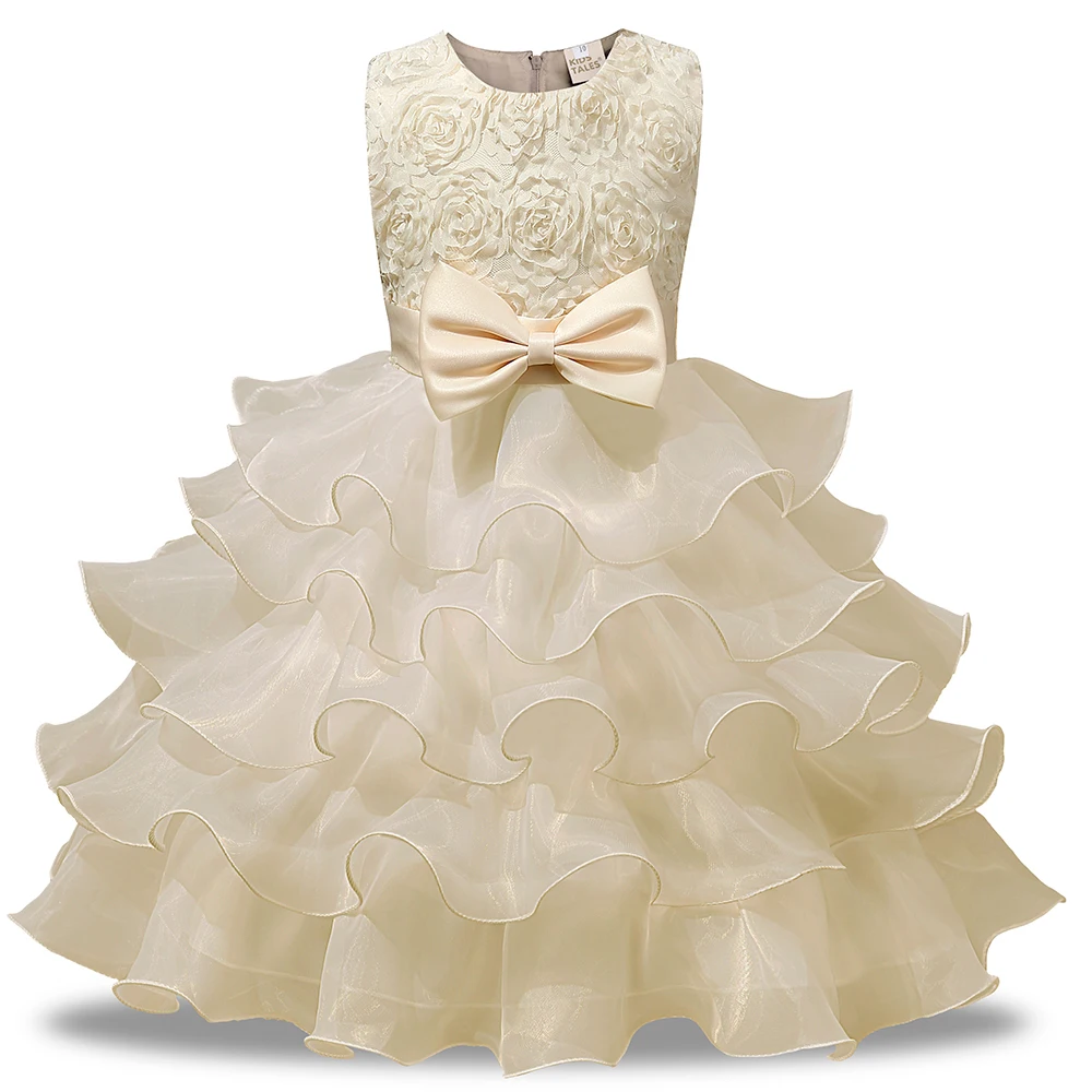 New Fashion Toddler Baby Girl Clothes Children Kids Party Birthday Wedding Princess Dress