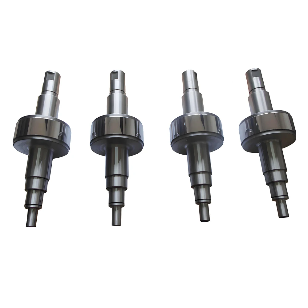 PUJI Custom Roller Forging Steel Alloy Cast Iron Roll Main Shaft Drive Tungsten Carbide Rolling Mill Tool Parts For Rolling Mill