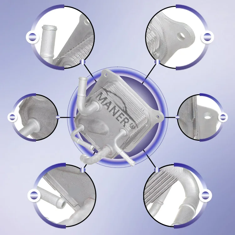 MANER hot sale cooling system Oil Cooler transmission oil cooler 216063JX2C 21606-3JX2C For Nissan Versa