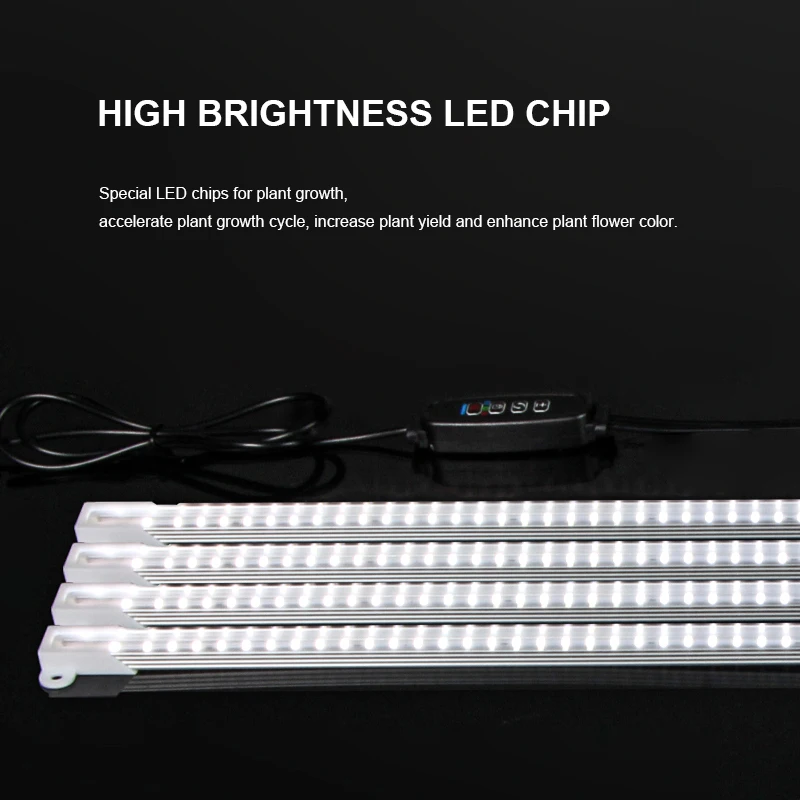 Factory customized wholesale red and blue spectrum color changing dimming full spectrum strip plant grow light