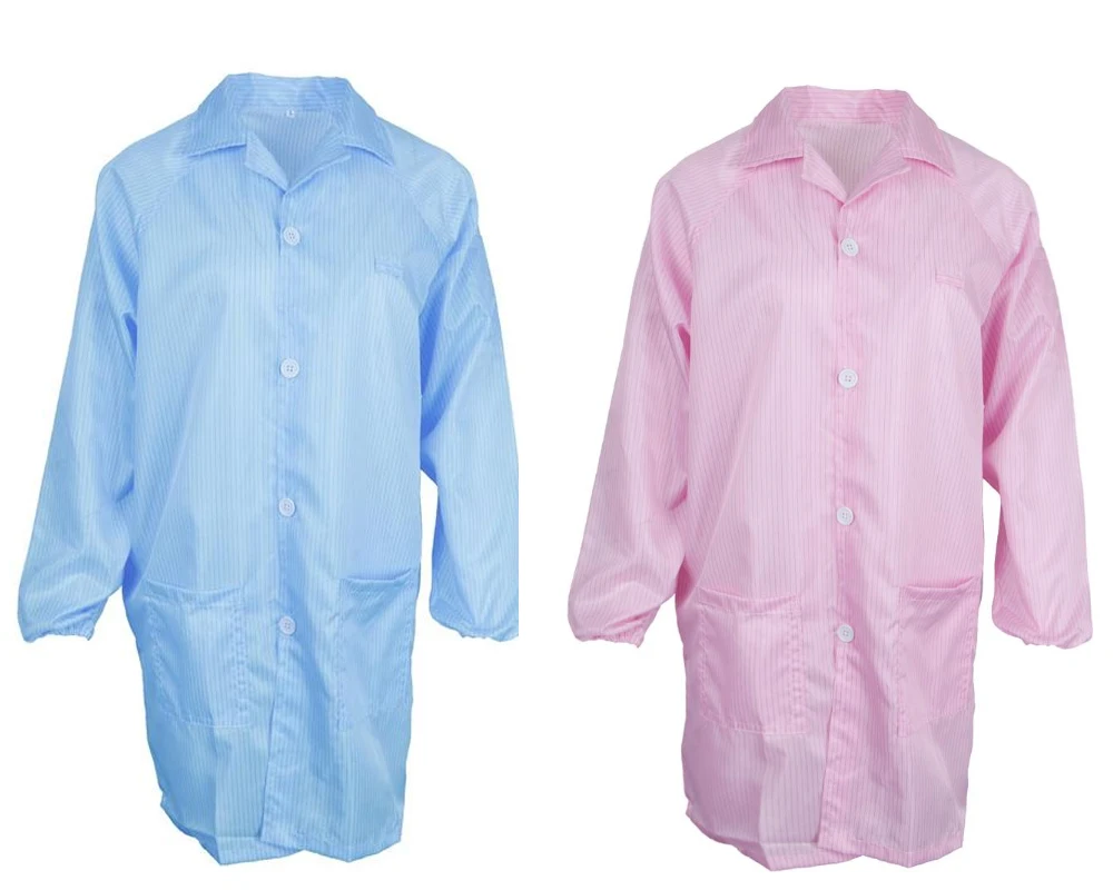 Top Quality ESD Garment Anti-static Polyester Safety smock for Cleanroom Protection
