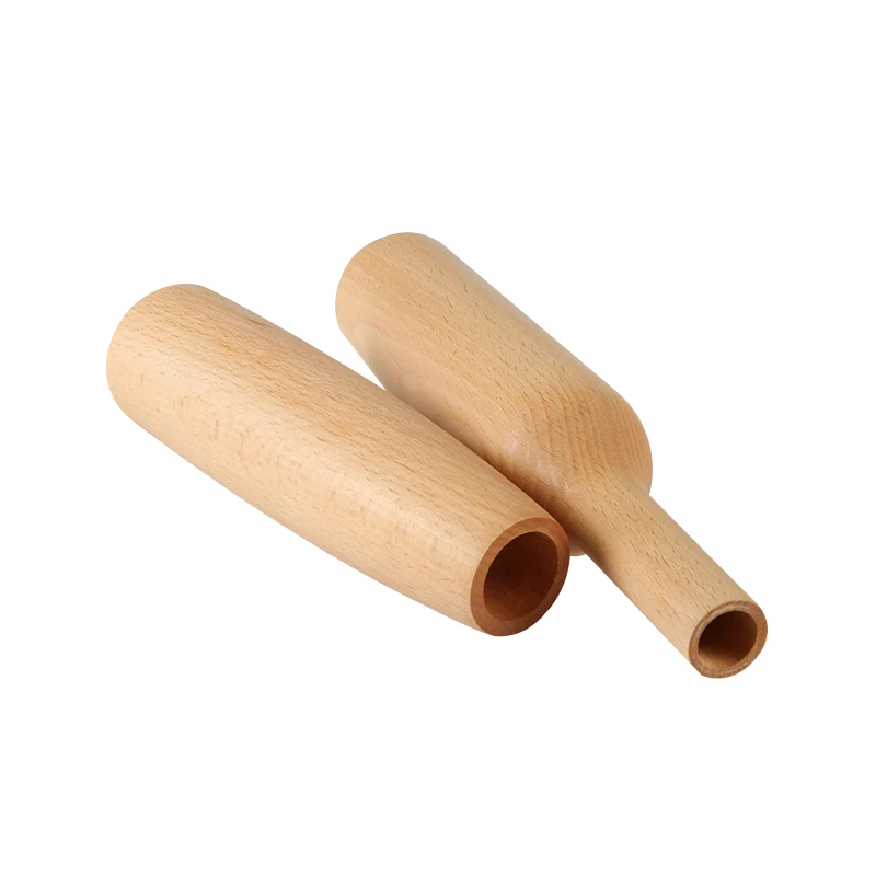 Natural Wooden Flower Vases Bamboo Shape Home Decoration Table Centerpiece Ideal Gift Decor Wood Vase