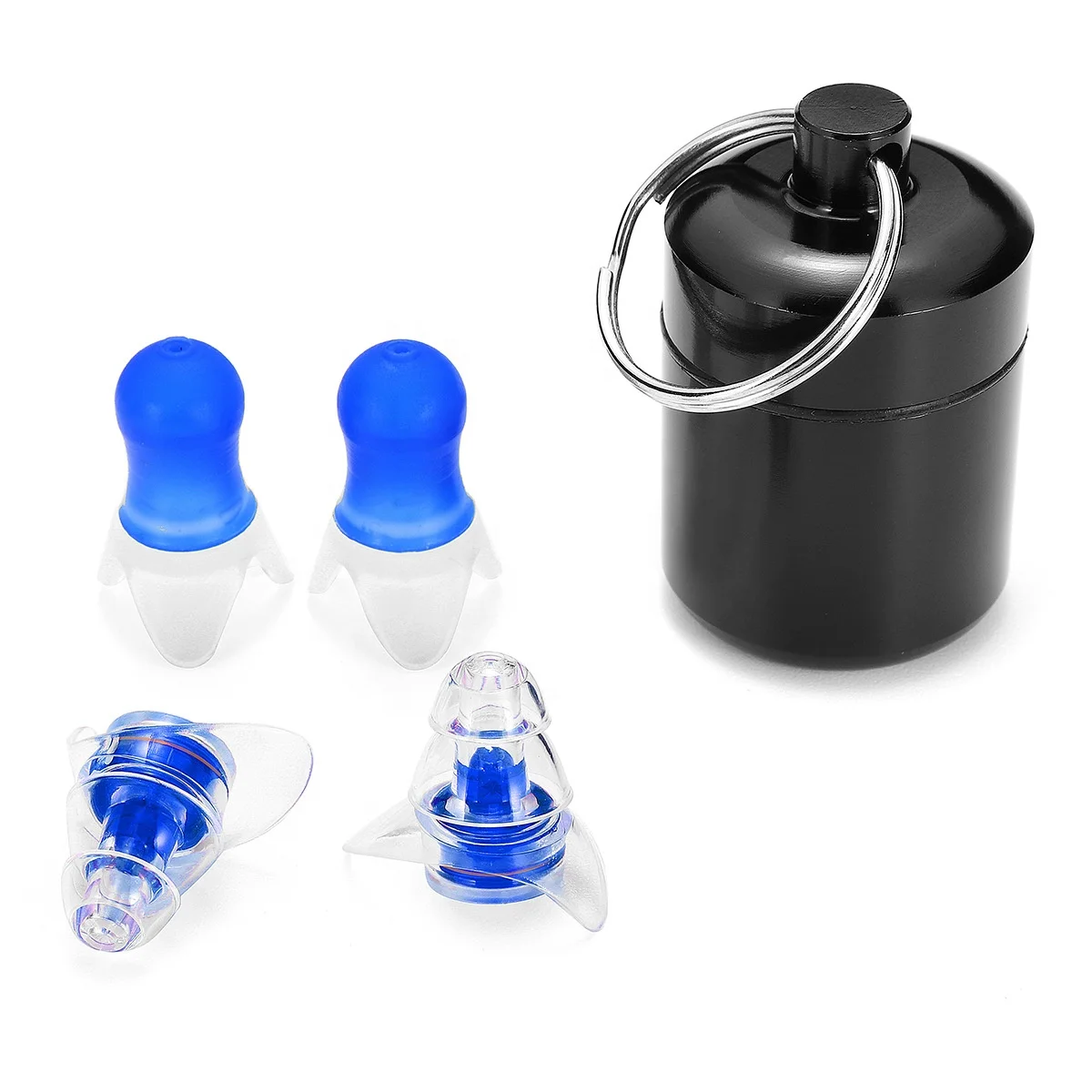 Wejump  Ear Plugs Super Soft Comfortable Helps Prevent Flight Ear Discomfort Safe Disposable Soft Latex Free Silicone Earplugs