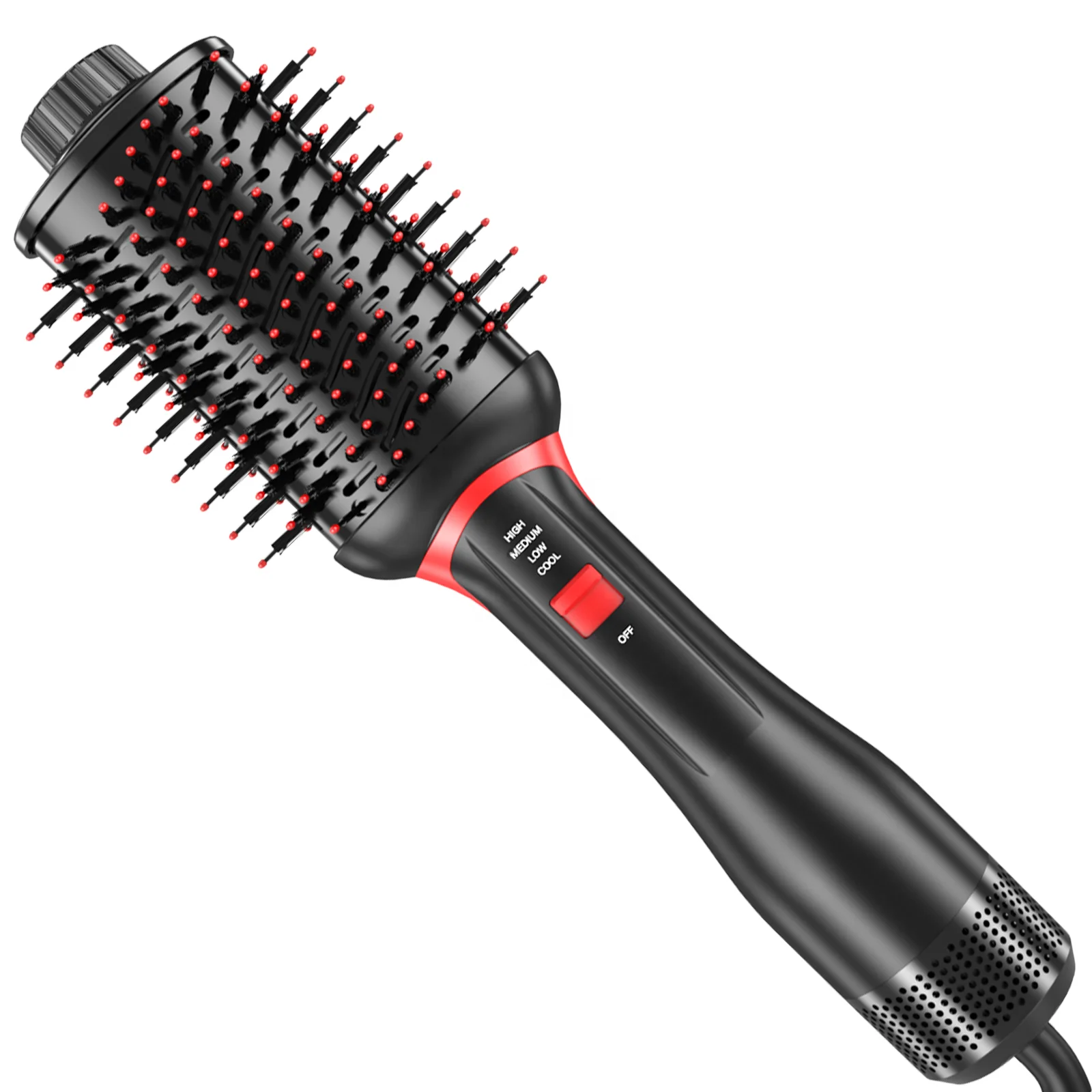 Professional dryer brush hair styler blow dryer comb heated comb hot air brush rotating curler iron salon hair straightener comb