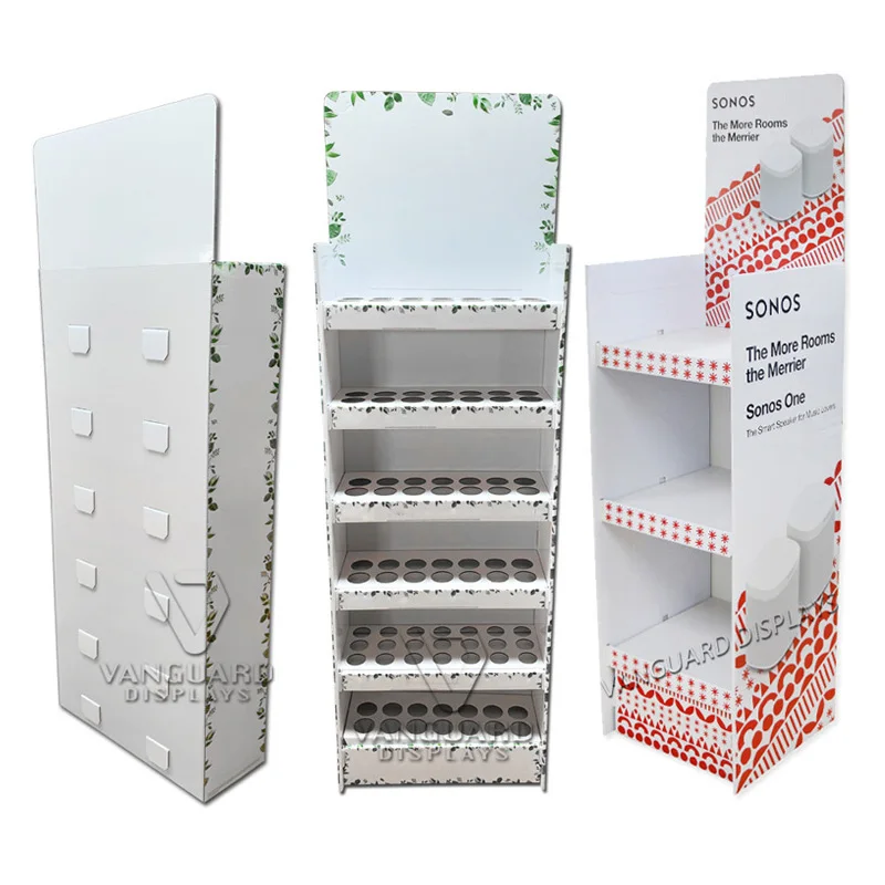 Shop Drink Candy Rack Cardboard Paper Food Stand Display Shelves For Retail Products