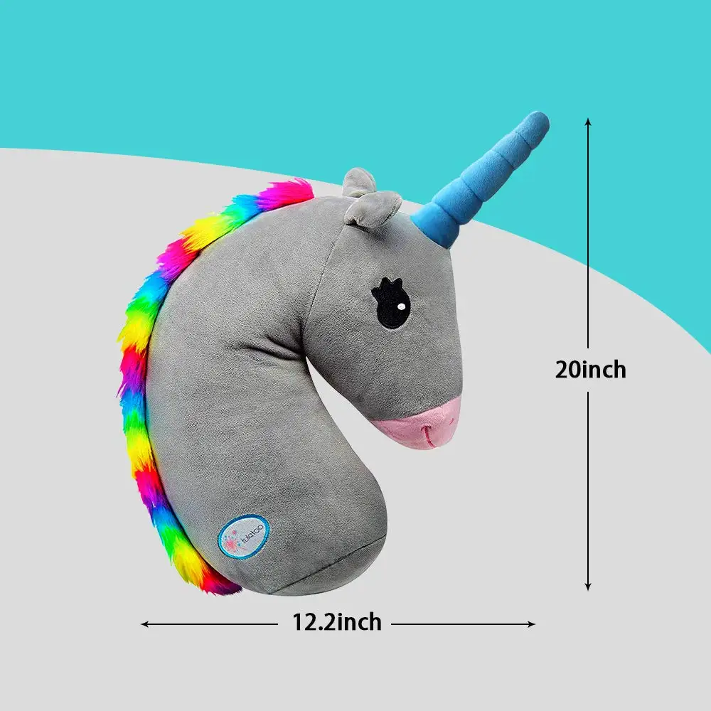 Kids Unicorn Neck Pillow Seatbelt Pillow Car Seat Belt Cover Vehicle Shoulder Pads for Children Baby