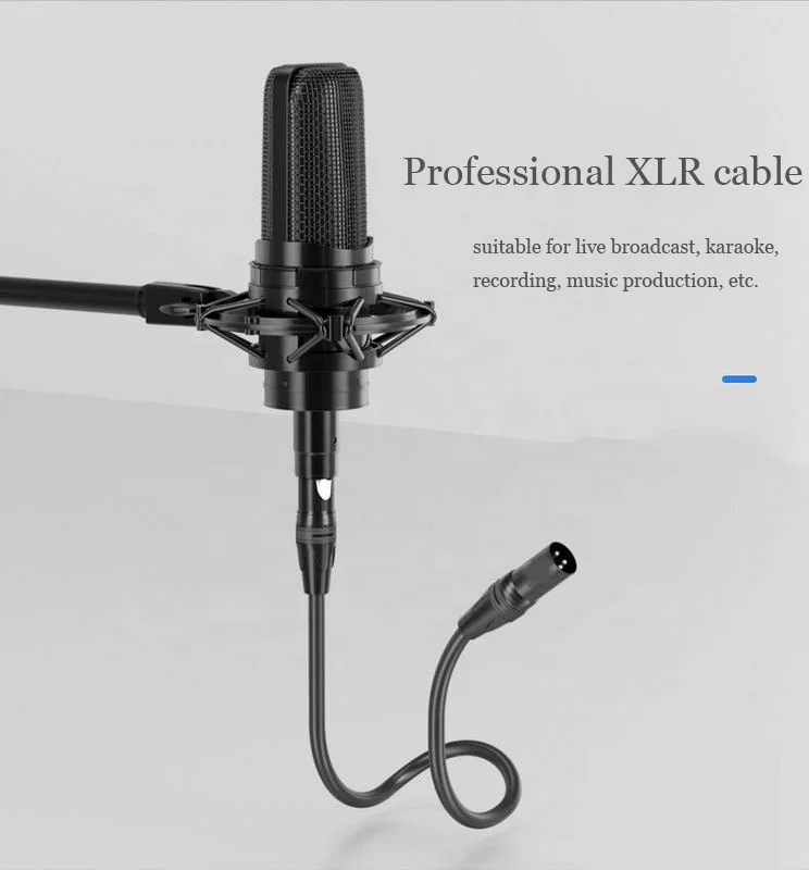 3 Pin professional XLR cable Male to Female Microphone Audio Cable DMX xlr pro