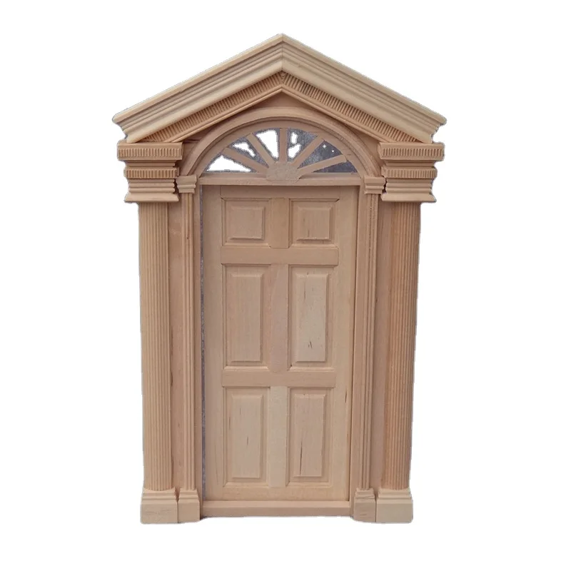 Лидер продаж, оптовая продажа, миниатюрная деревянная сказочная дверь с зубьями