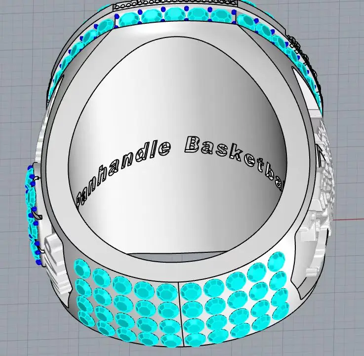 Professional Factory Custom  Baseball Championship Rings For Kid