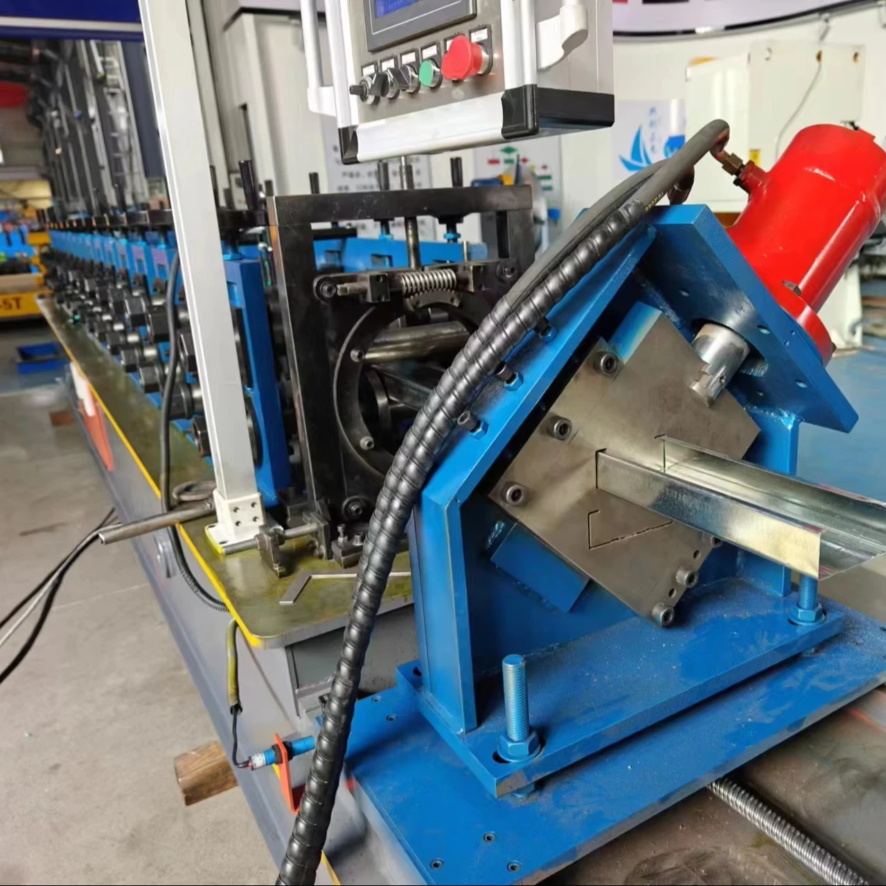 c purlin steel frame making machine c z u l w shape profile section light steel keel machine