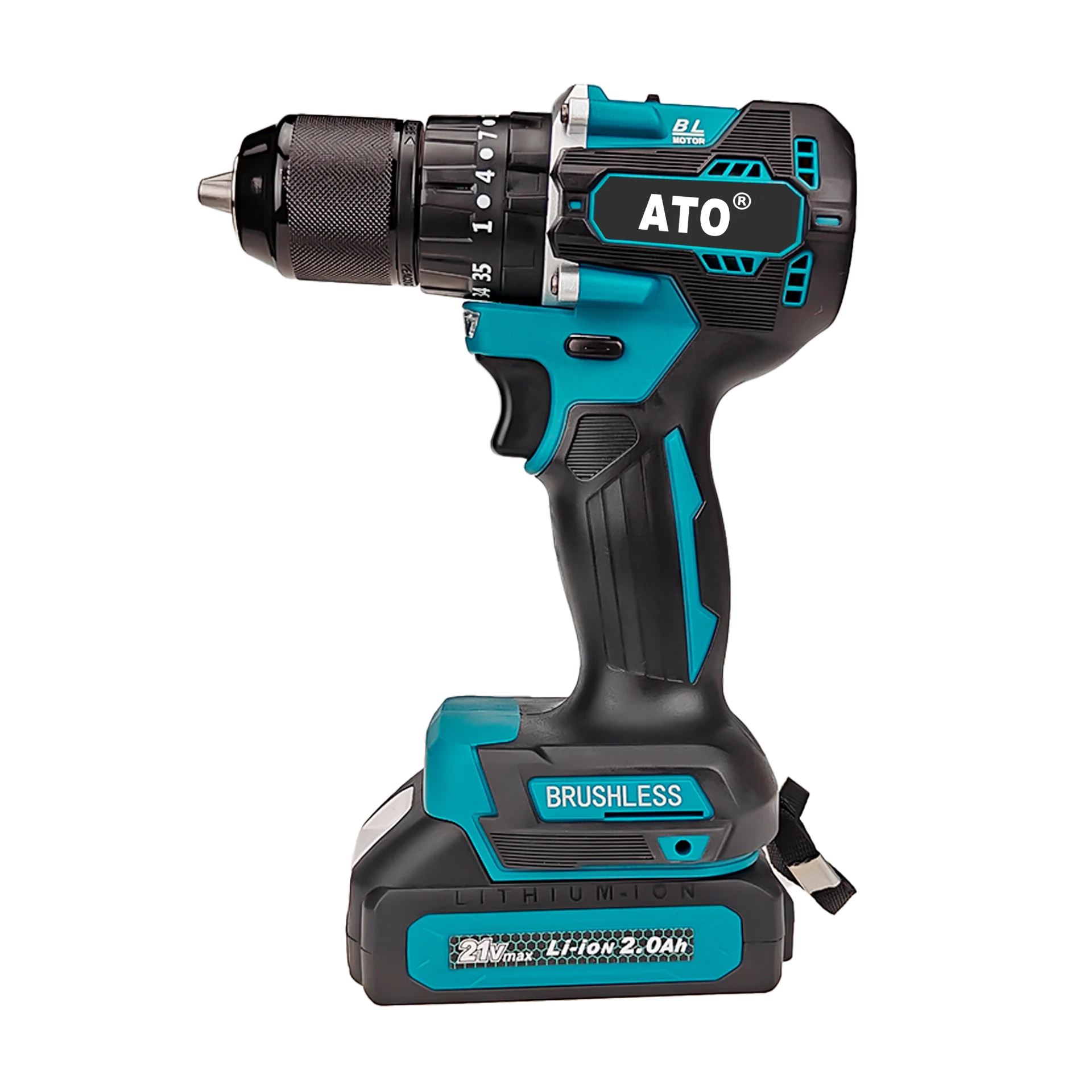 ATO A8025 Lithium-ion Battery Cordless Power Tools Industrial Special Electric Driver Exquisite Cordless Drill Total