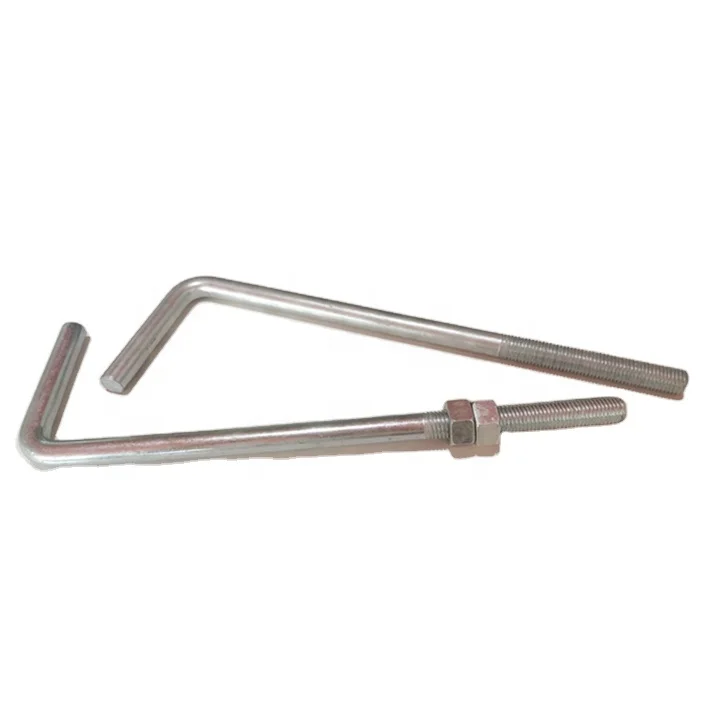 carbon steel galvanized J type/L type anchor bolts