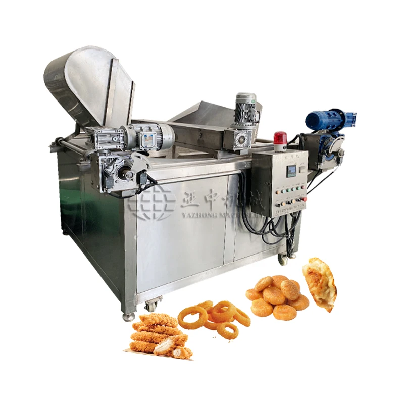 Automatic Snack Namkeen Garri Donut Deep Batch Deep Fryer Machine Cassava Frying Machine