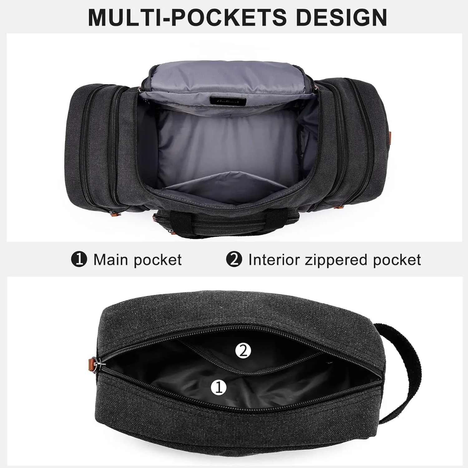 OEM ODM Large Capacity 40L Durable Lightweight Black Sport Gym Travel Duffle Bag Shoe Bag