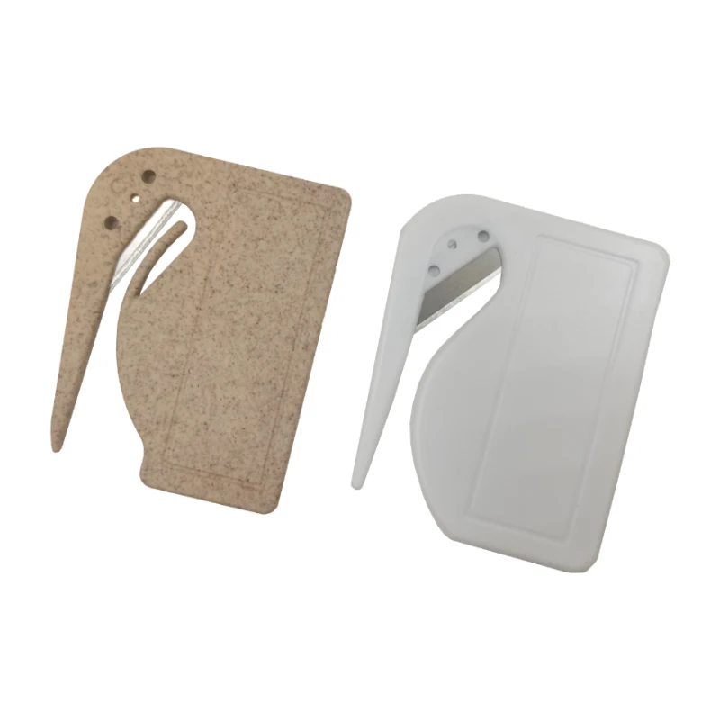 handy safety box opener free biodegradable plastic knife paper cutting knife letter opener sword
