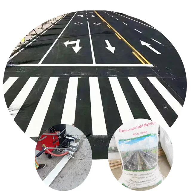 Best Asphalt Road Pavement Parking Lot Thermoplastic Paint Line Striping Machine For Sale