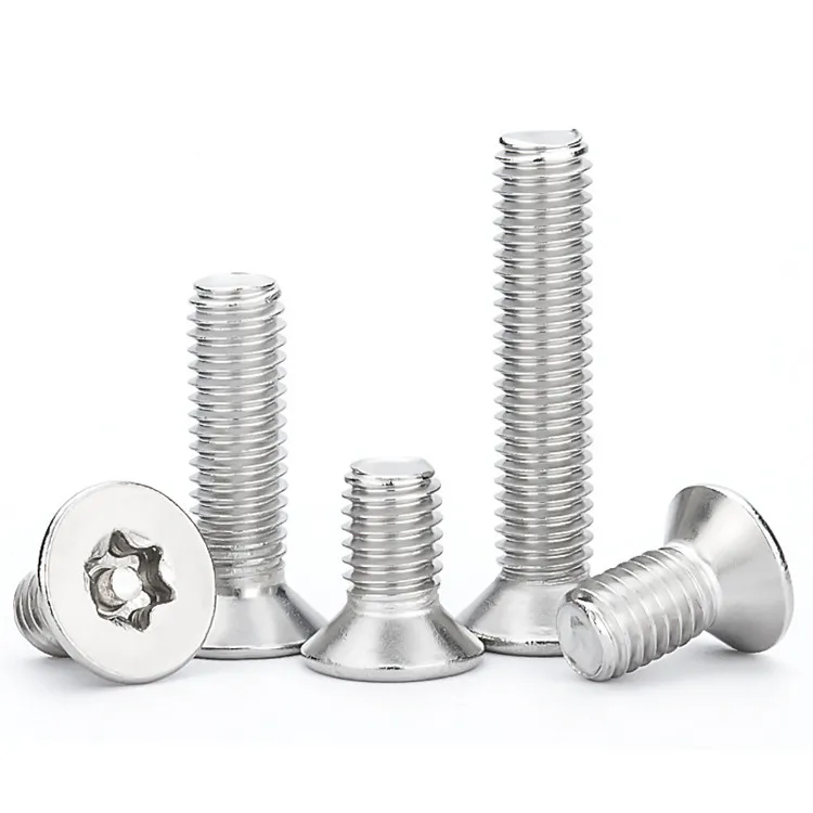 Stainless Steel M2 M2.5 M3 M4 M5 M6 M8 Security With Pin Torx Screw