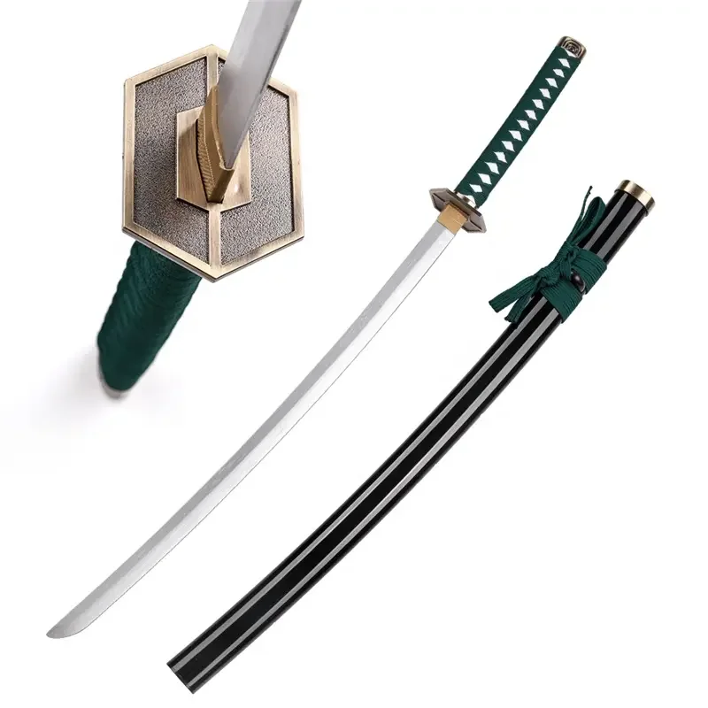 Japanese Bleach  Aizen Sousuke kyoukasui Cosplay wooden Sword bamboo blade for Collection toy swords