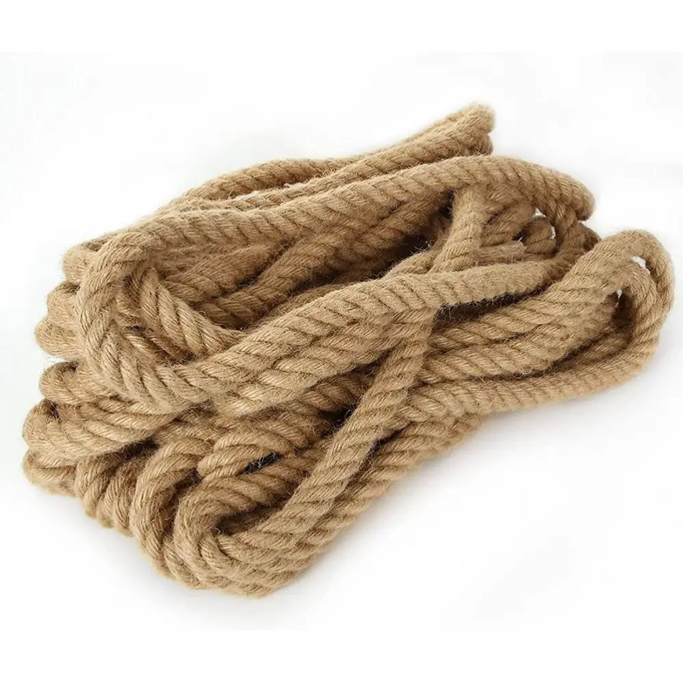 Wholesale Bulk 100% Natural Jute 1mm-60mm DIY Decoration Cord Twine Sisal Manila Recyclable Packaging Jute Hemp Rope
