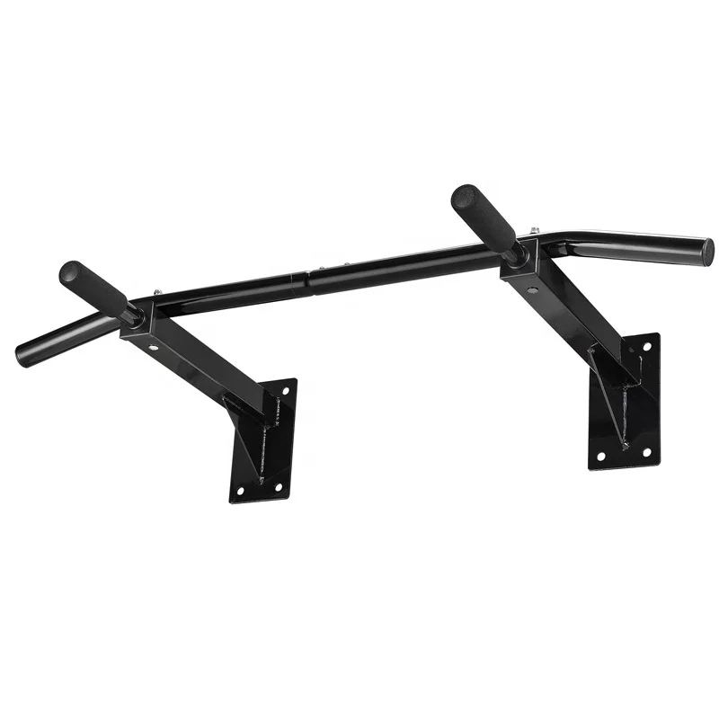 Doorway Pull Up Bar Horizontal Upper Body Workout With Screw Installation Dip Station For Gym Equipment Fitness Workout