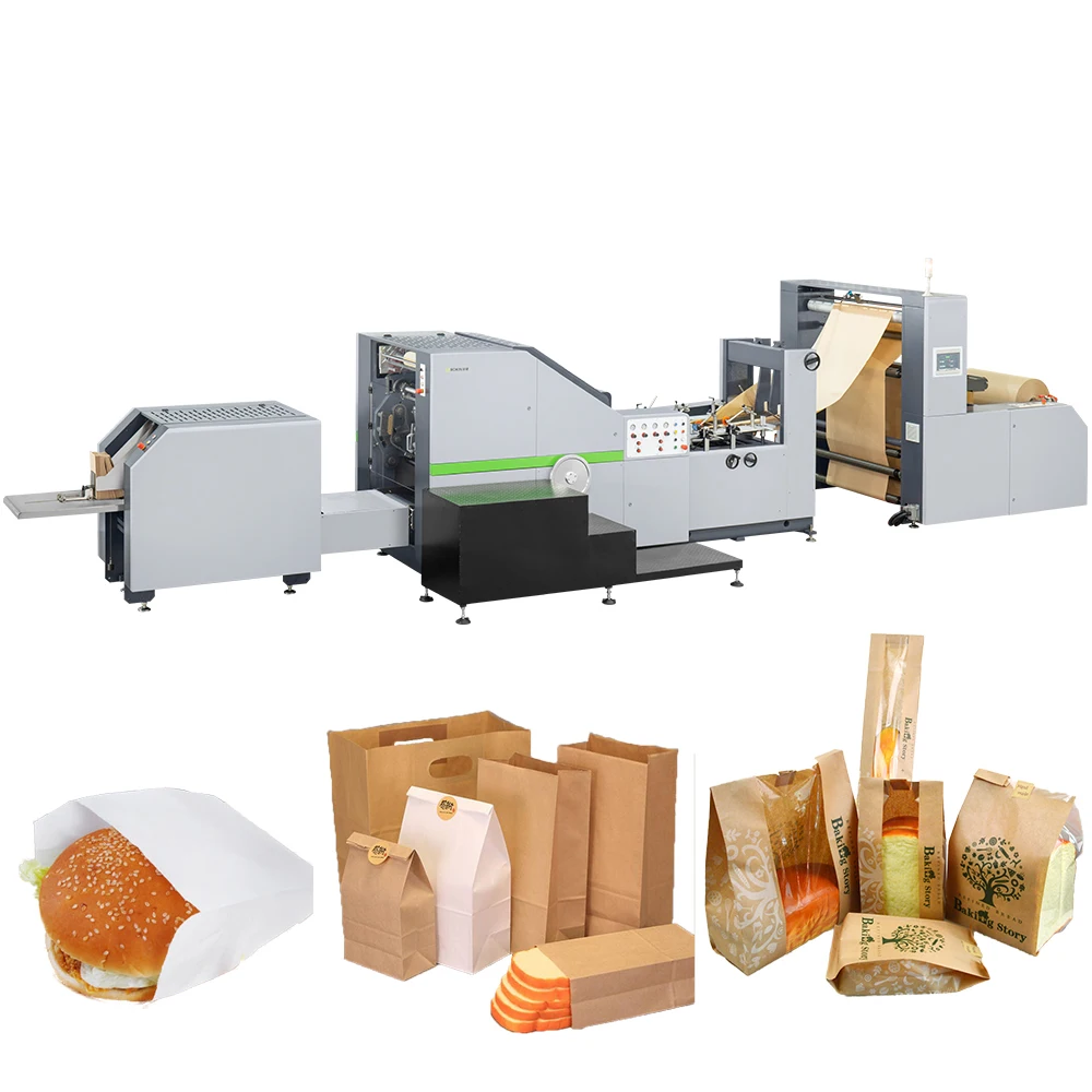 Автоматическая машина полуавтоматическая для изготовления пакетов из переработанной бумаги цена в