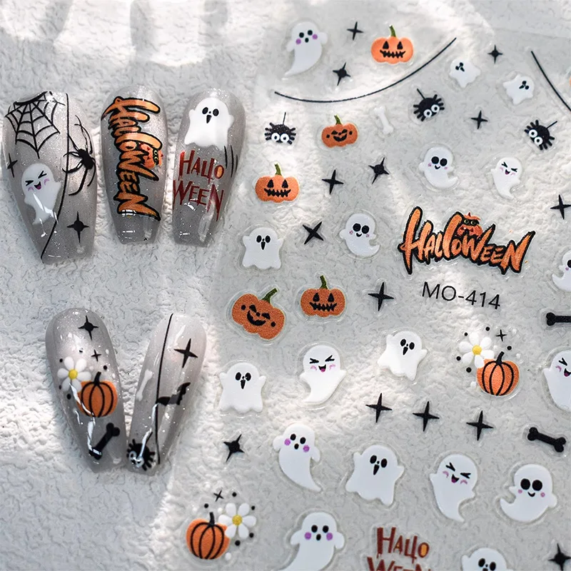 Wholesale Sticker for Nail Halloween Art Decoration Halloween Nail Stickers