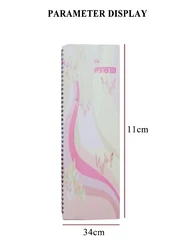 High quality New 100 pages thick paper 8 column nail salon weekly appointment book