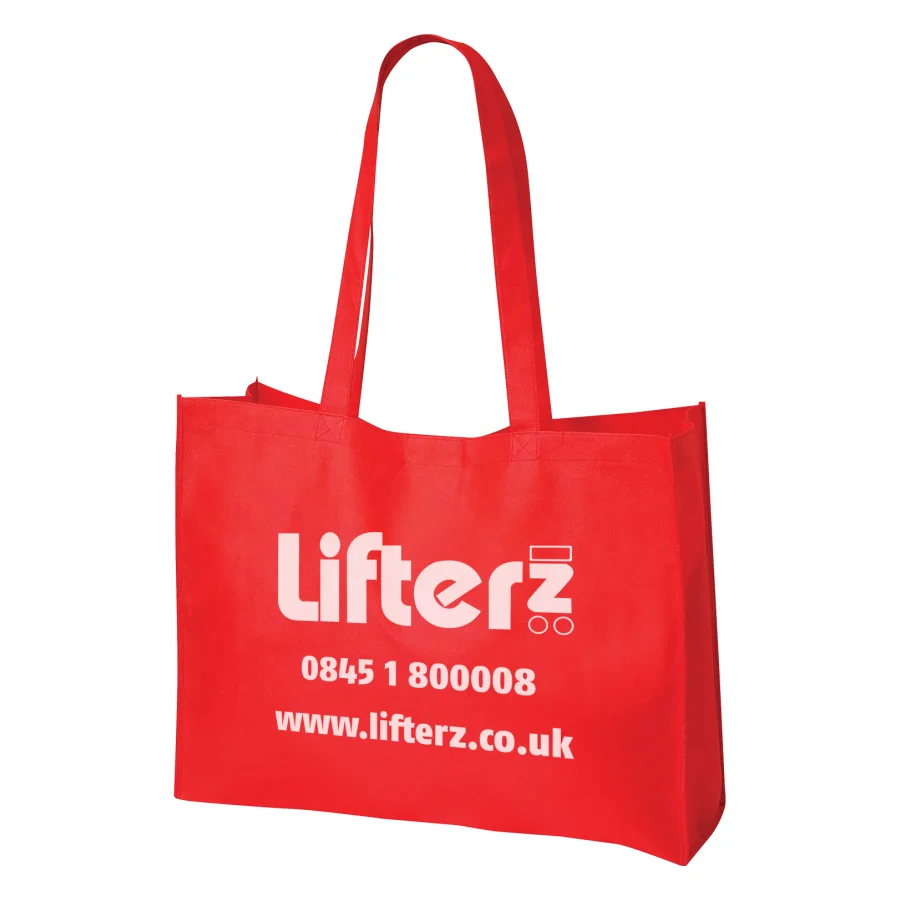 Good Quality custom reusable grocery shopping promotional non woven tote bags