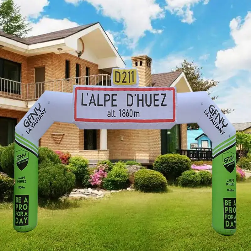 Factory outlet Publicity inflatable arch with customized logo for sports events