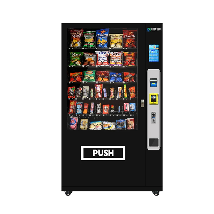2024 December Hot Selling Combo Vending Machines Drink Vending Machine Outdoor 1400 Capacity 8 22 32 43 55 Inch Touch Screen