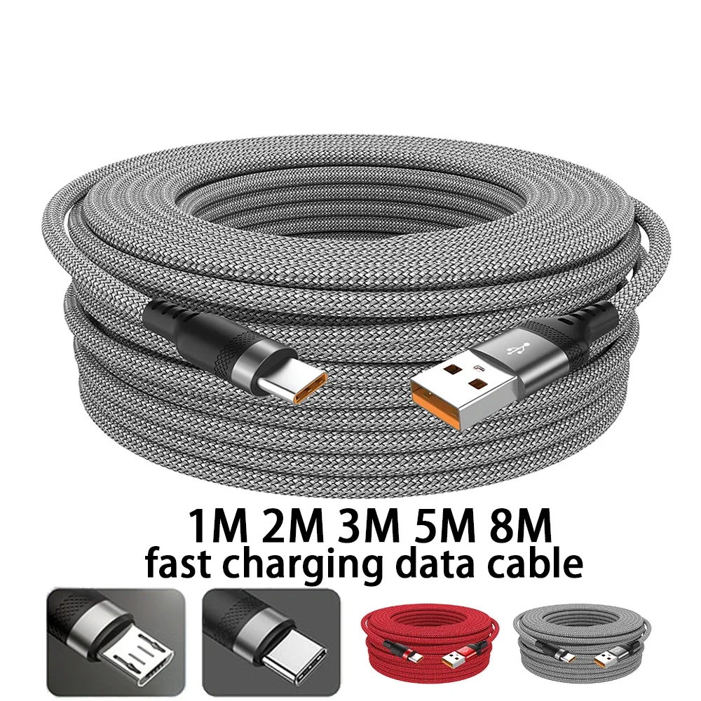 Кабель USB TYPE-C/Micro для быстрой зарядки 3 м 5