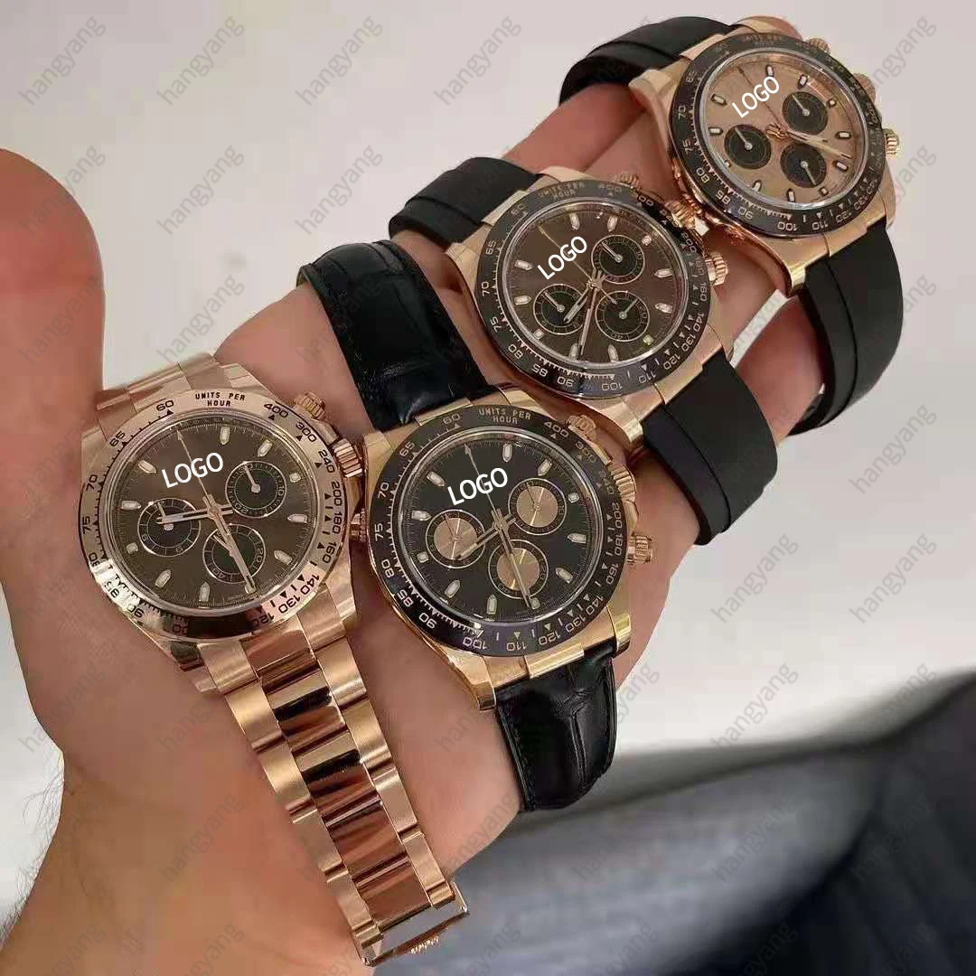 
Hot Brand Style Watch 904L Stainless Steel Automatic Mechanical Night Vision Sapphire Mirror Glass Luxury Watches 