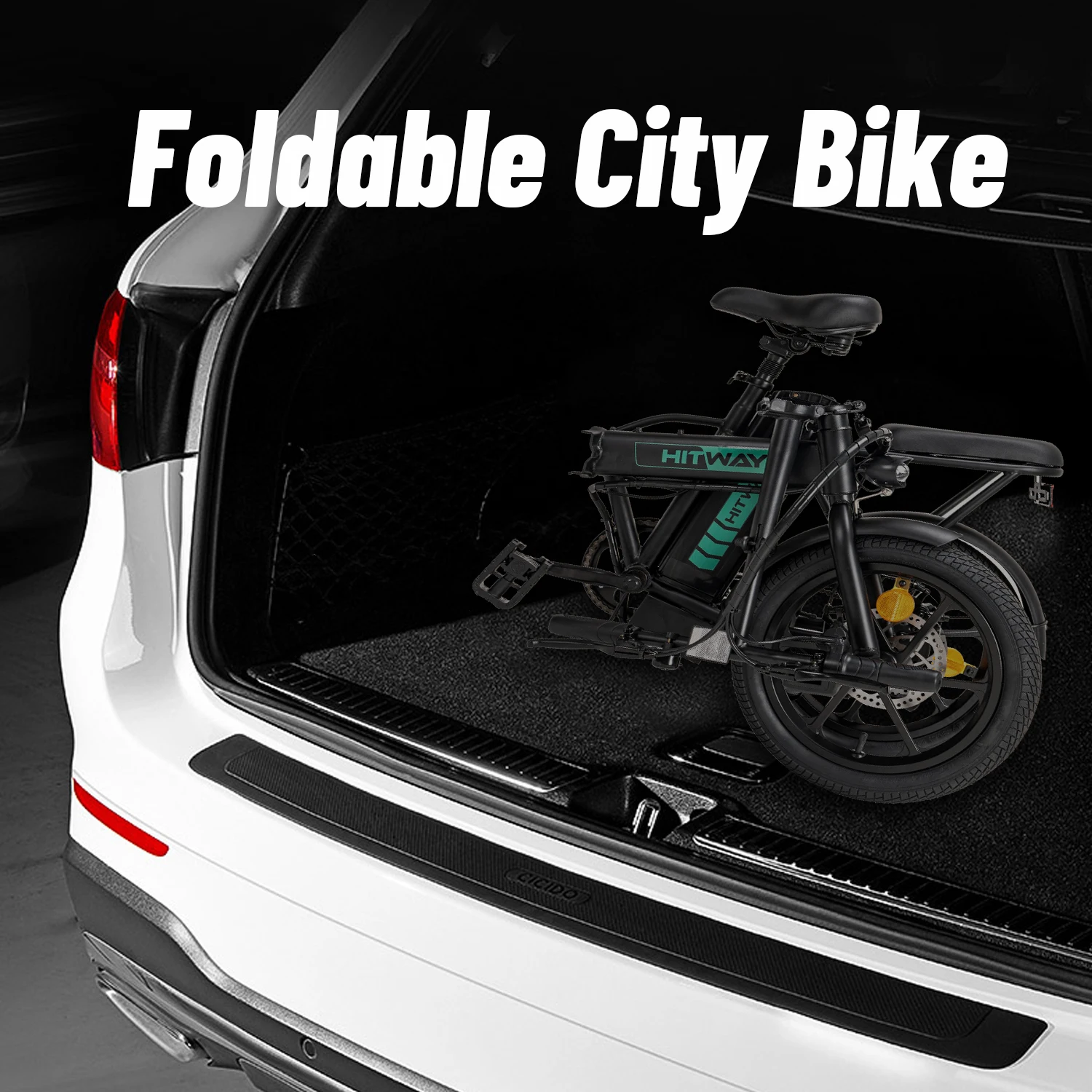 High Quality Durable Using Various 36V 15ah 16 Inch Foldable Electric City Folding Bike E Bicycle