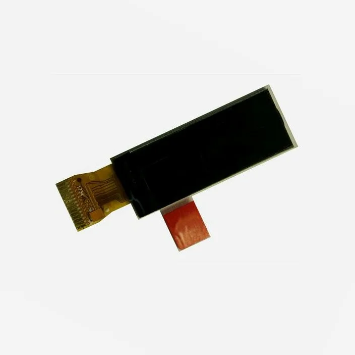 0,69 дюймов 96x16 точек FSTN отрицательный ЖК-дисплей модуль с интерфейсом I2C белый и черный режим дисплея