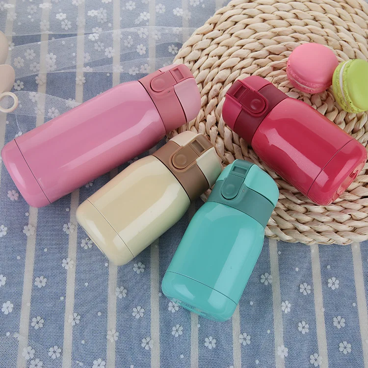 Safety durable 200ml baby unique cute stainless steel vacuum flask