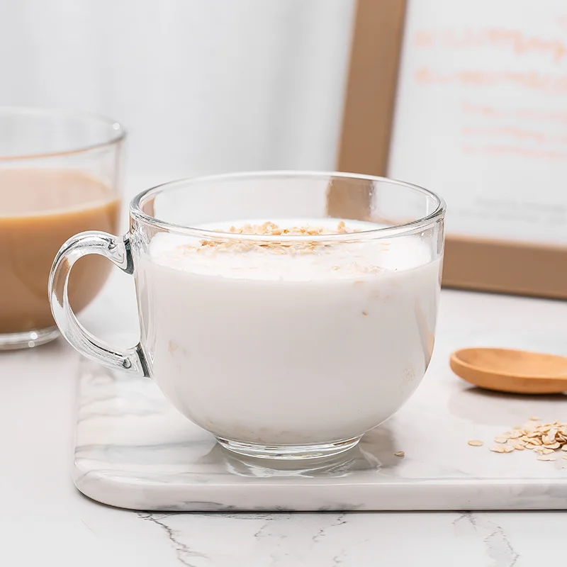 450ml Wholesale high quality Royal Clear Tea Cup suit Luxury Design Home Party Coffee Milk Cup