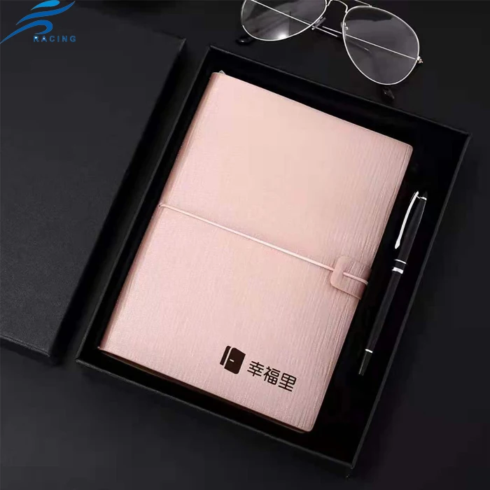 Запираемый дневник с блокировкой по отпечатку пальца из кожи