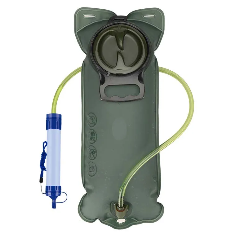 0.01 Microns Ultra Filtration Personal Water Filter Straw Tube for Outdoor Camping Traveling Hiking Emergency