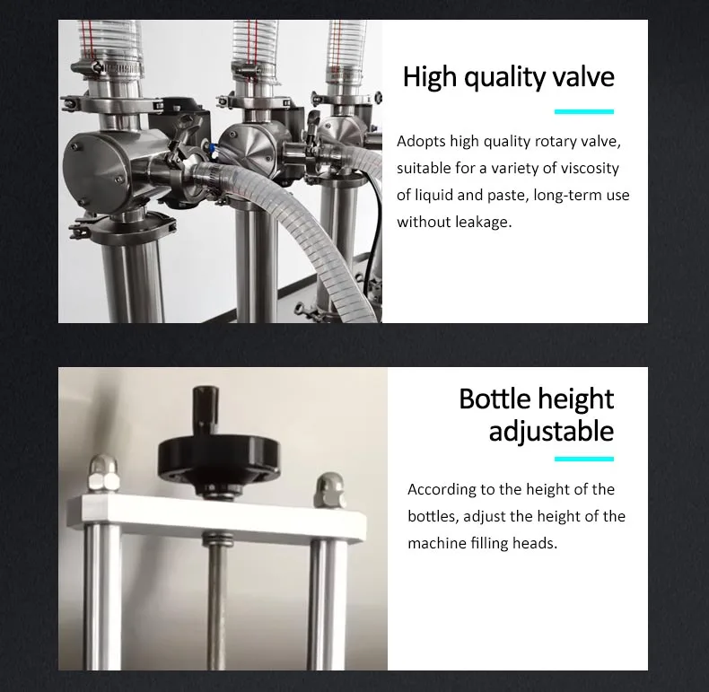 Auto liquid filling and capping viscous oral liquid filling machine with gmp standard