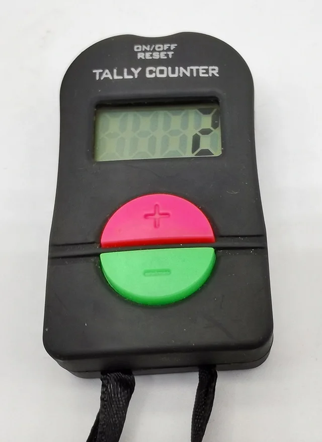 2021 newly factory wholesale electronic digital tally counter led clicker tasbih muslim for count