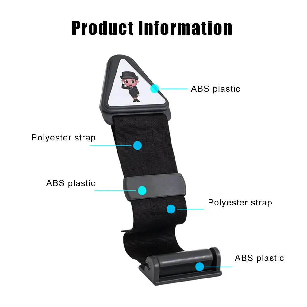 Car Seat Belt Adjustment Holder Universal Kids Positioner Safety Belt Adjuster