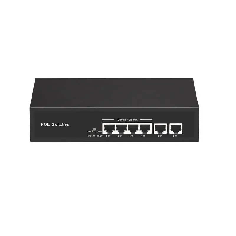 Switch Wholesale and Retail 4 port POE + 1 port Uplink Ethernet POE Switch