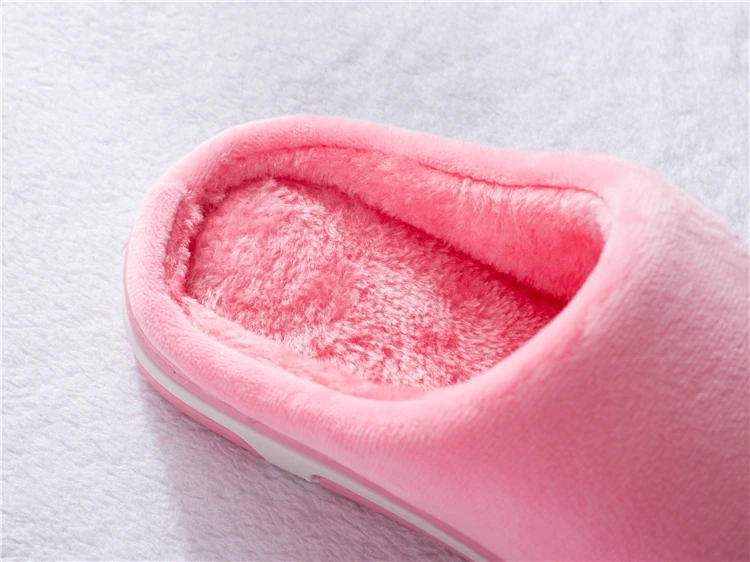 
Winter custom logo winter indoor slippers velvet women slipper animal plush slippersl 