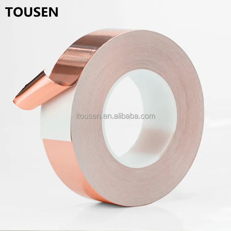 Wholesale high temperature resistance double-sided Copper Foil Tape Copper Foil Adhesive Tape for EMI interference