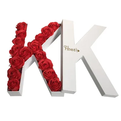 AN Custom letter shaped boxes cardboard letter shaped letter m box alphabet shaped paper boxes caja en forma de letras