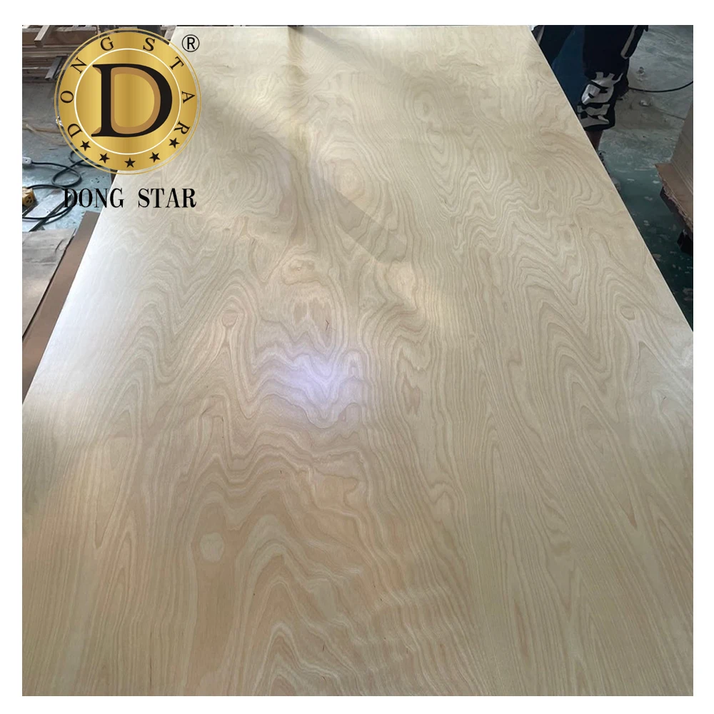 EPA E0 Glue 12mm 6mm 15mm UV Birch Plywood For Indoors Furniture